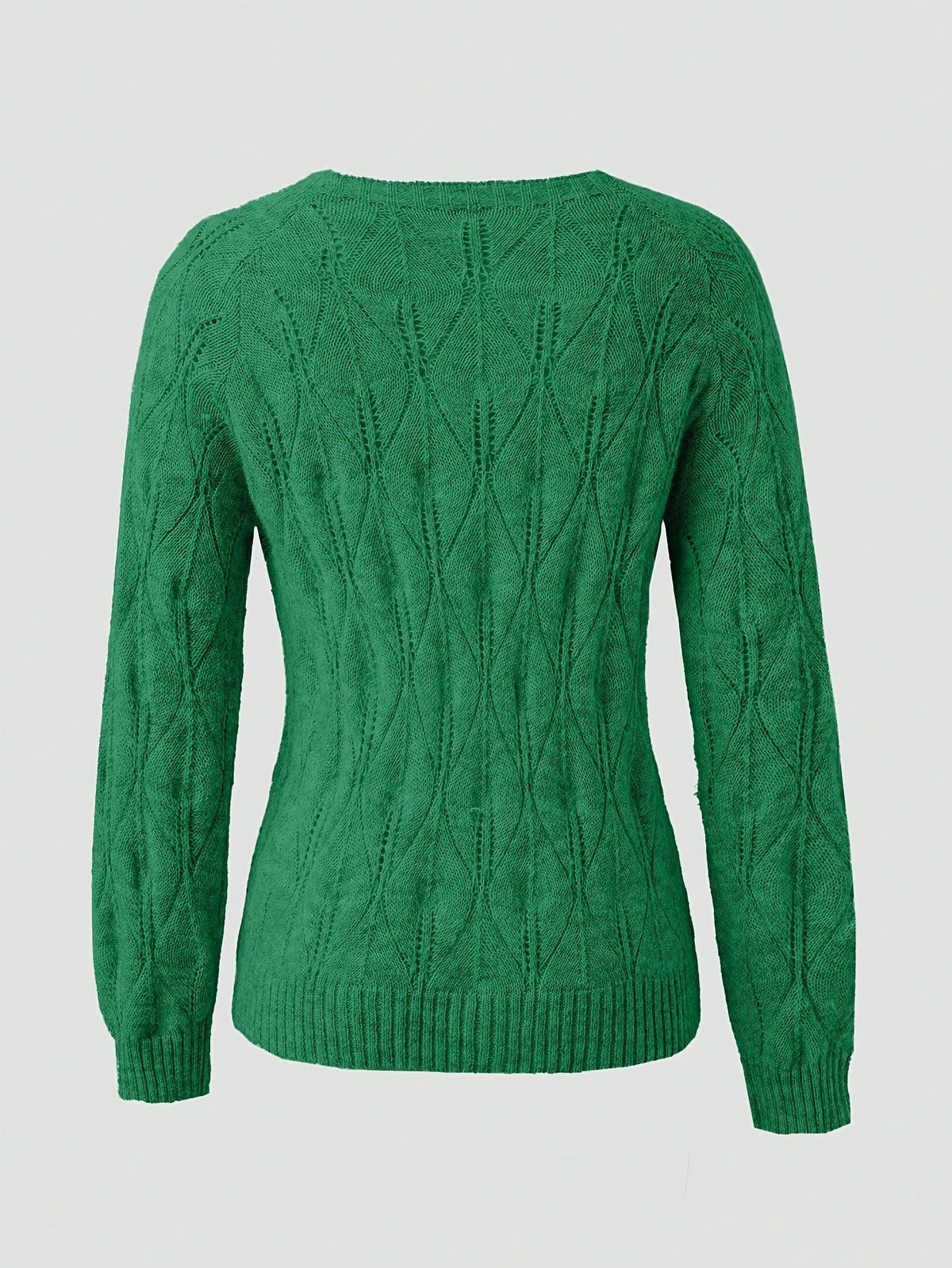 Geneva Faux Mink Pearl-Button Cardigan