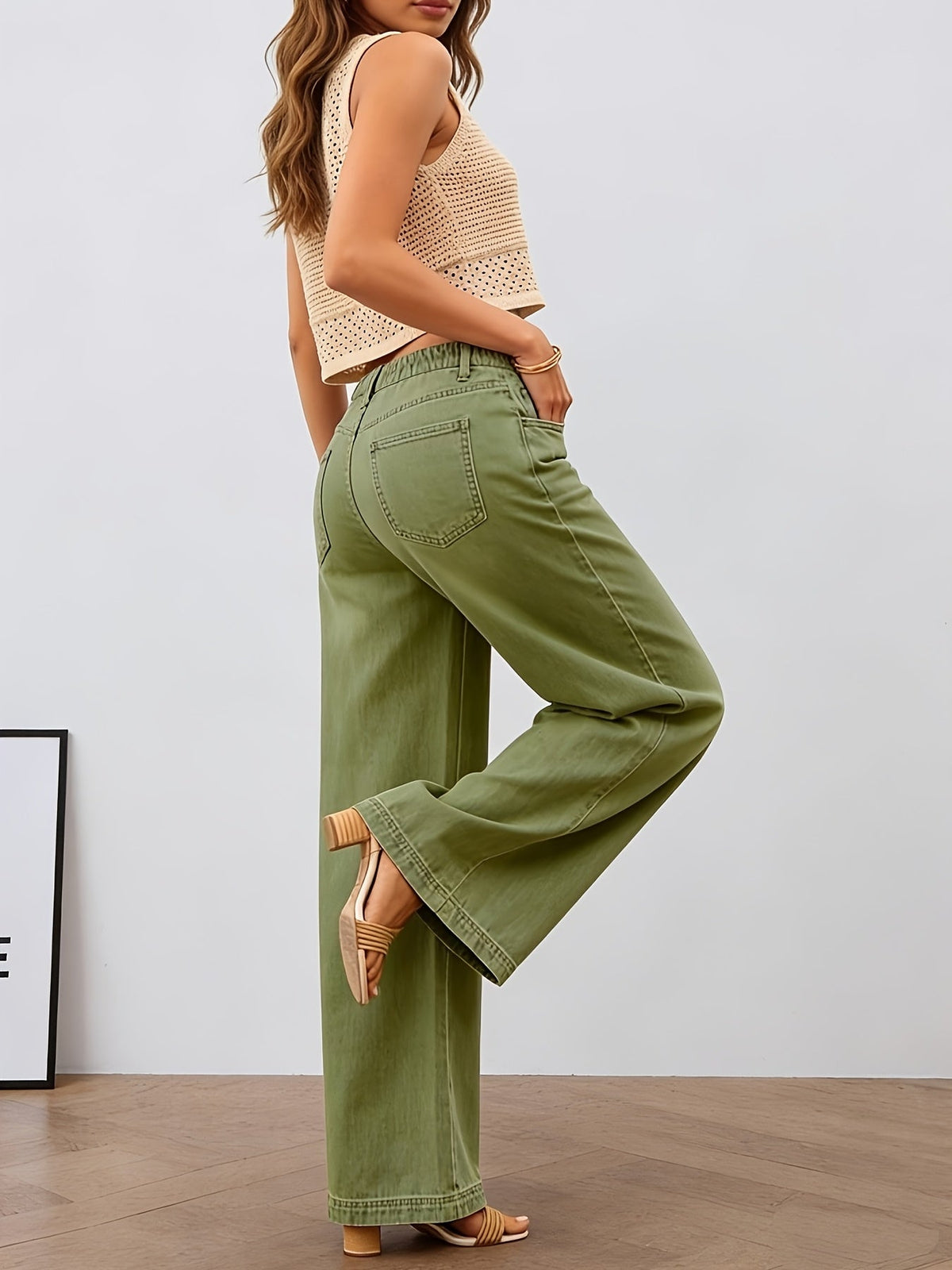 Mireille Stretch Wide-Leg Lounge Pants