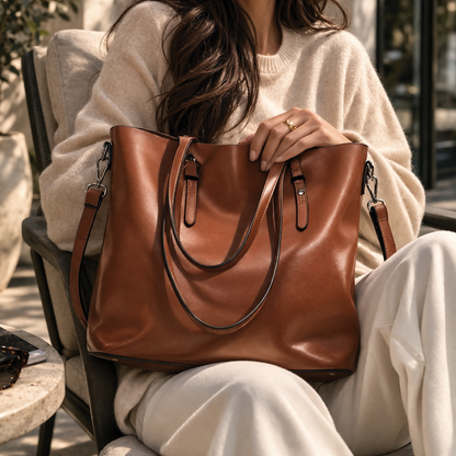 Marguerite Vegan Leather Tote Bag