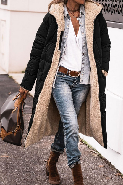 Romina Reversible Sherpa Puffer Coat