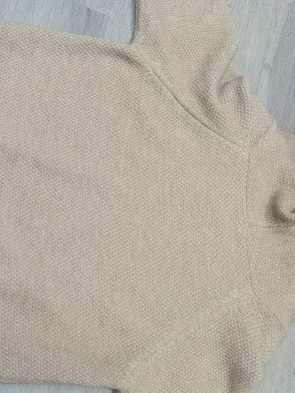 Allegra Hooded Zip-Up Knit Cardigan