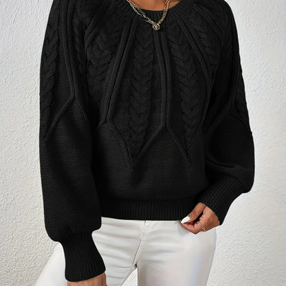 Lisandra Relaxed Cable-Knit Sweater