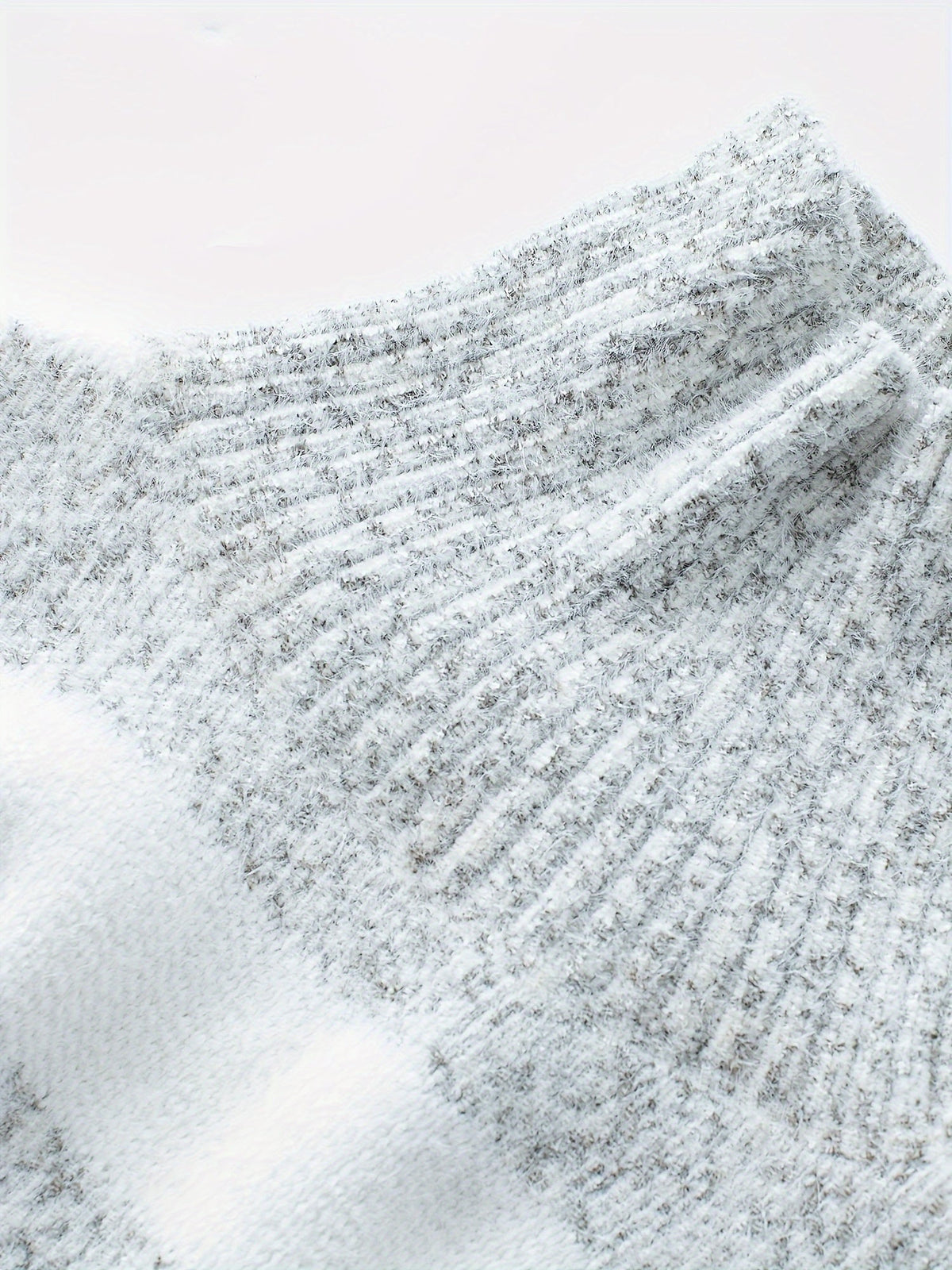 Aviana High-Neck Striped Knit Sweater
