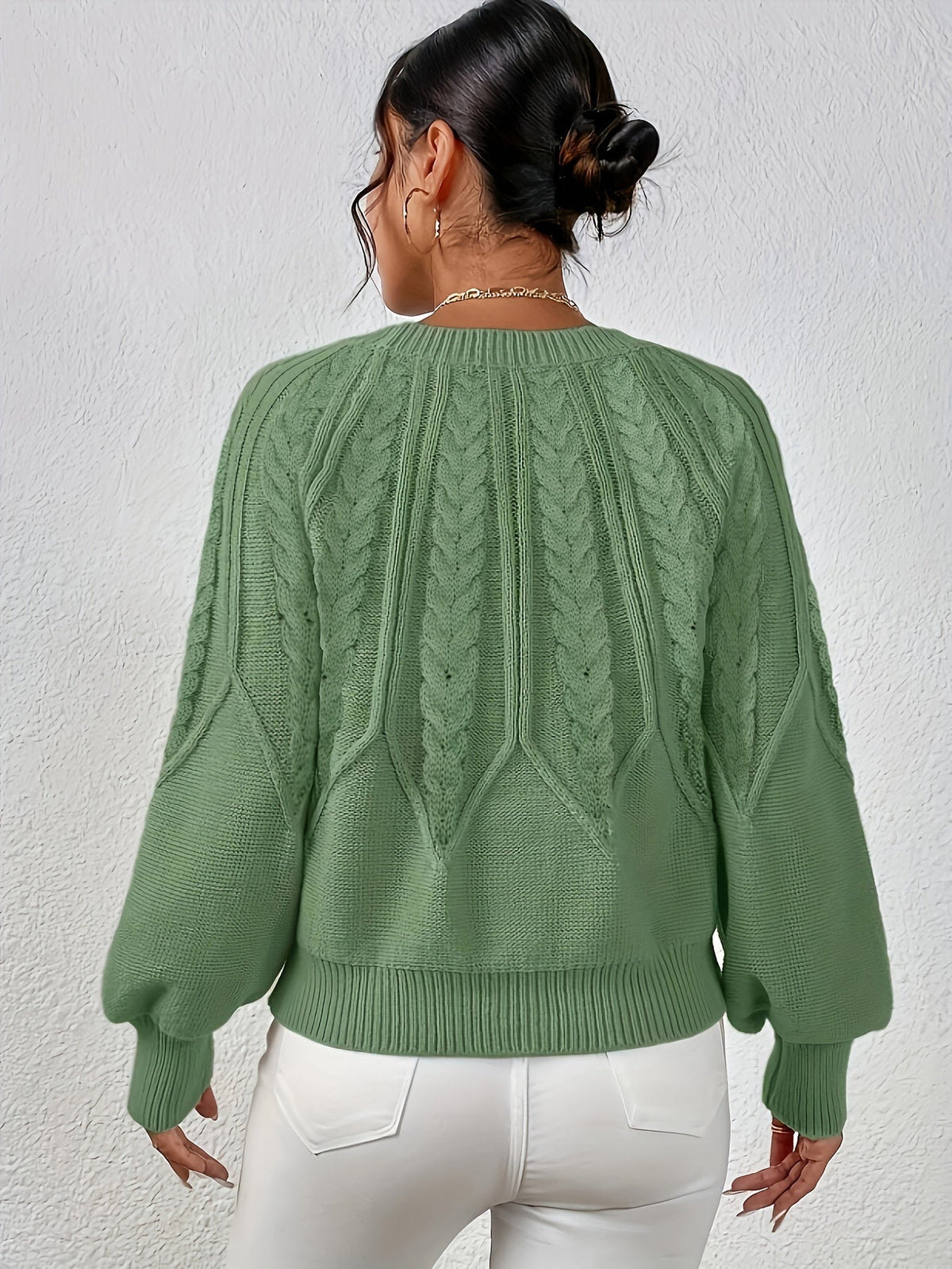 Lisandra Relaxed Cable-Knit Sweater