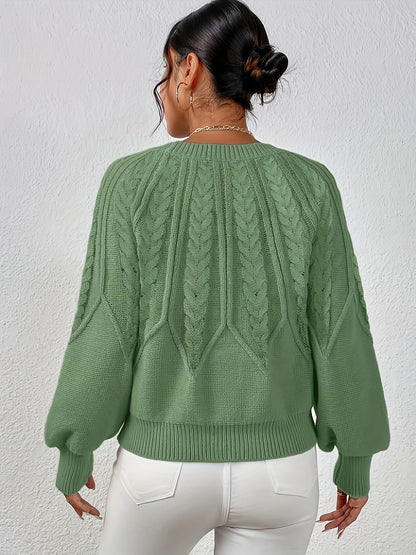 Lisandra Relaxed Cable-Knit Sweater