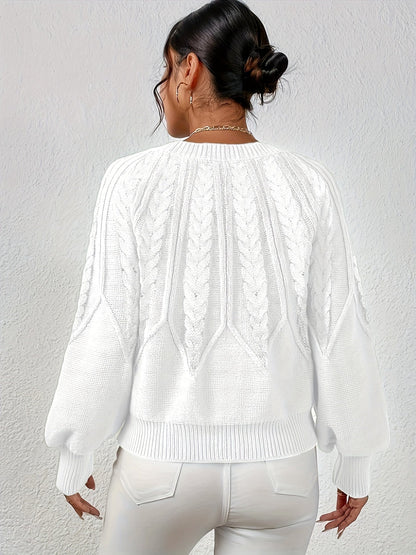 Lisandra Relaxed Cable-Knit Sweater