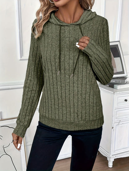 Lorena Textured Pullover Hoodie