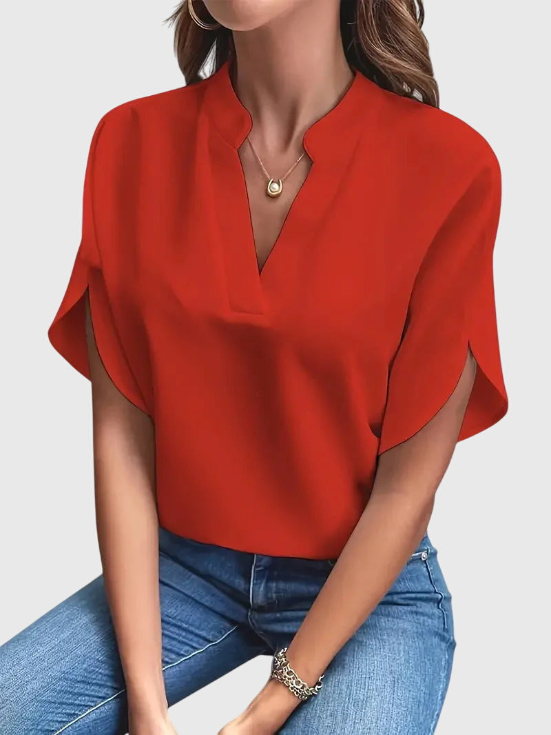 Amara Soft V-Neck Blouse