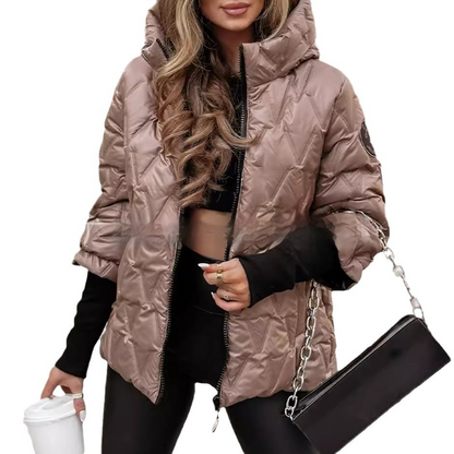 Leora Quilted Hooded Puffer Jacket