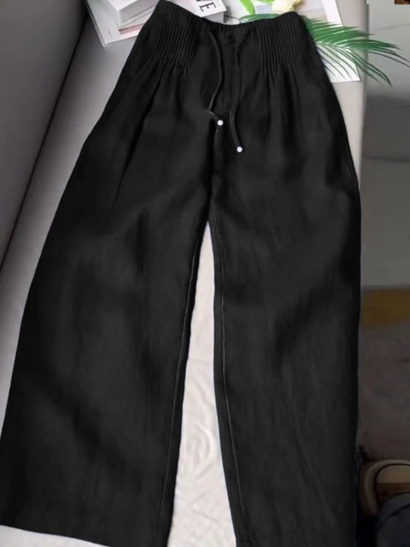 Odessa Lace Wide-Leg Dress Pants