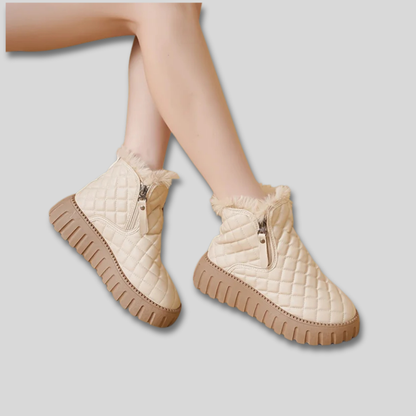 Elvira Quilted Platform Winter Boots