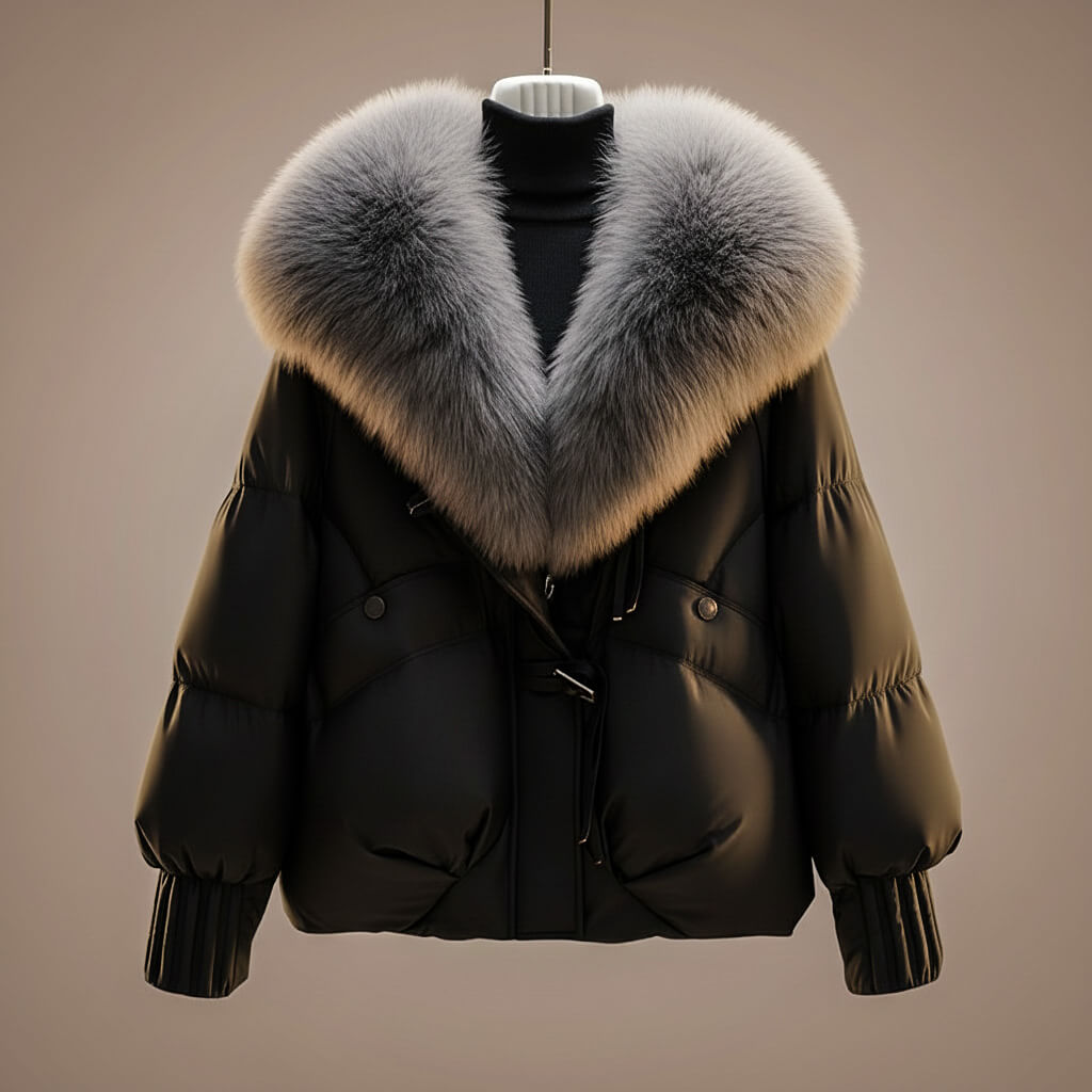 Juliana Faux Fur Collar Puffer Jacket