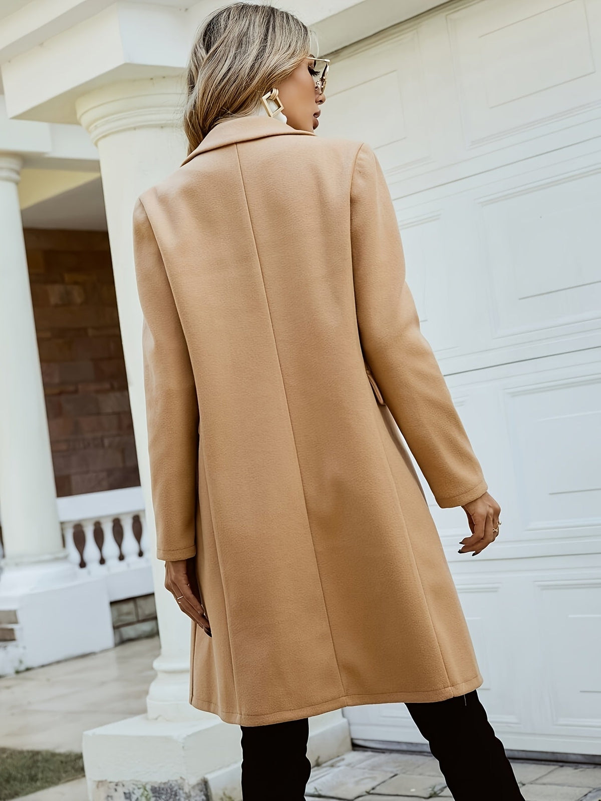 Celestine Double-Breasted Mid-Length Coat