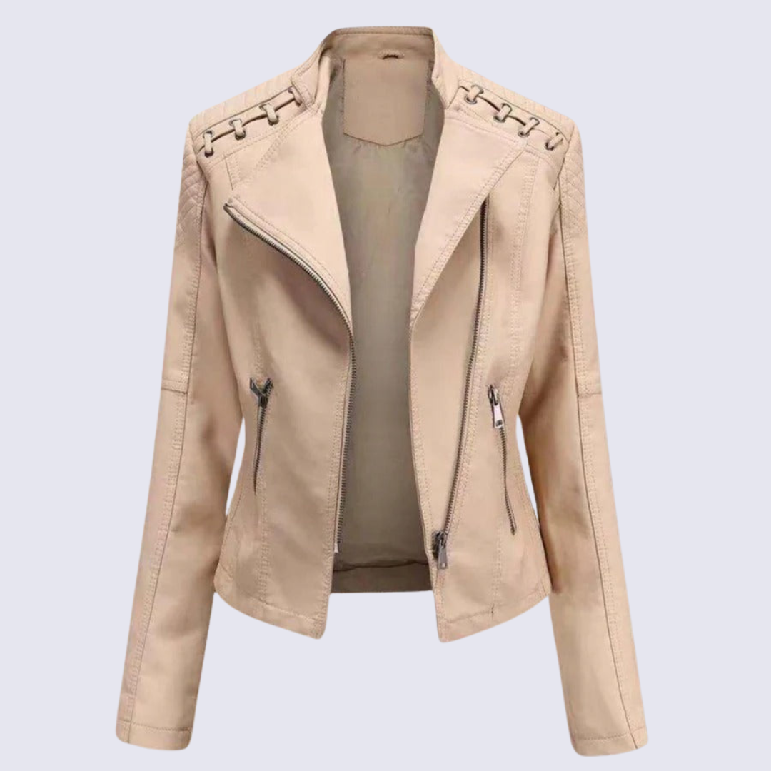 Calista Faux Leather Jacket