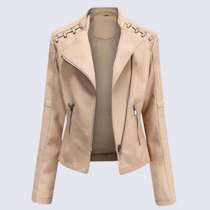 Calista Faux Leather Jacket
