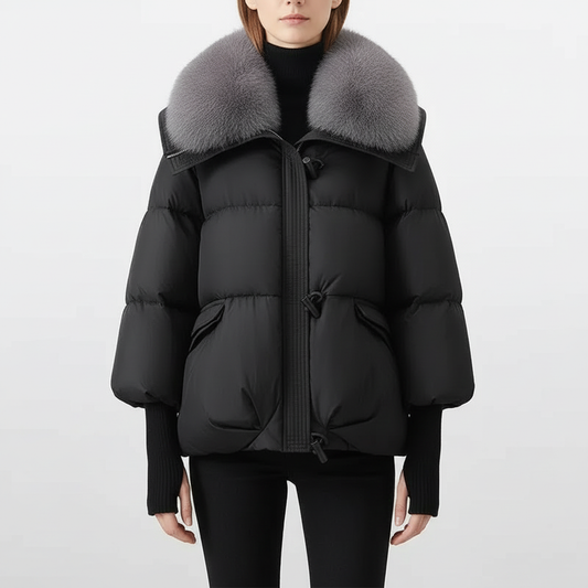 Mirelle Faux Fur Collar Puffer Jacket
