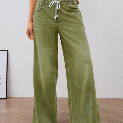 Mireille Stretch Wide-Leg Lounge Pants