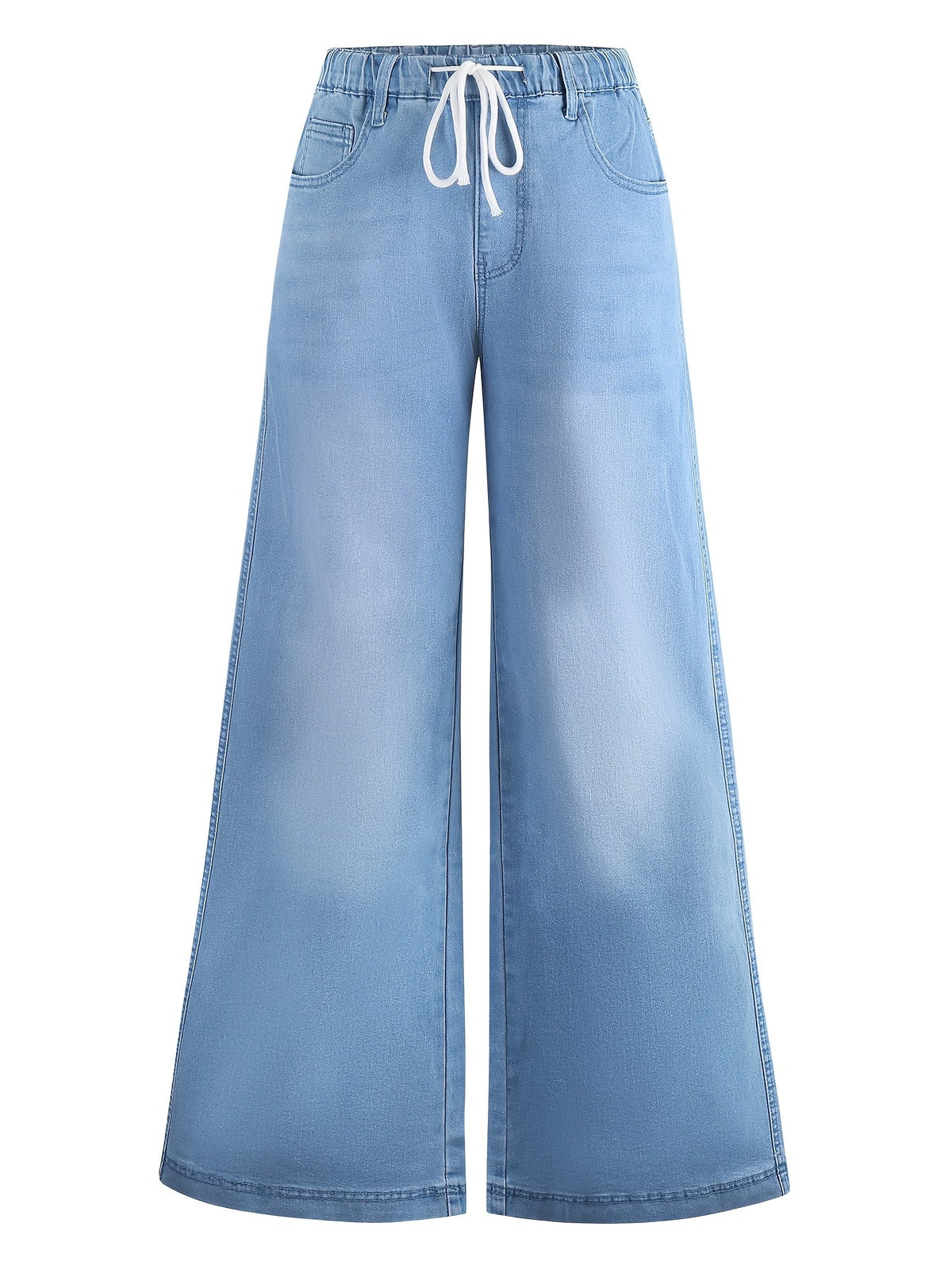 Mireille Stretch Wide-Leg Lounge Pants