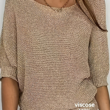 Oriane Open-Knit Sweater
