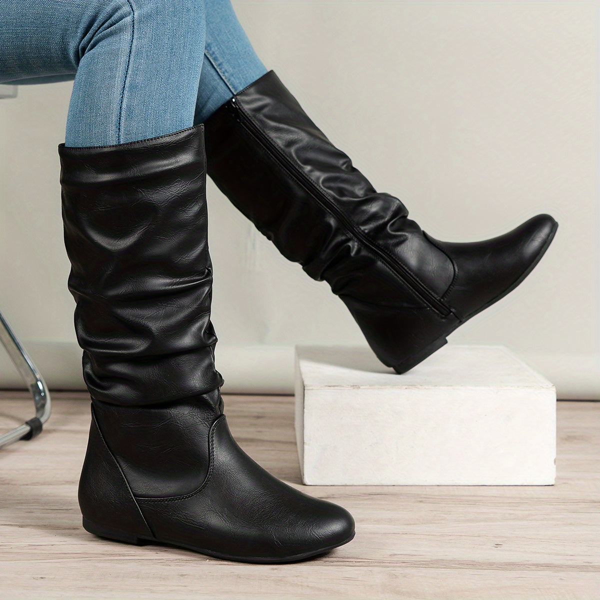 Cosette Slouch Mid-Calf Boots