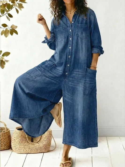 Valencia Casual Cotton Jumpsuit