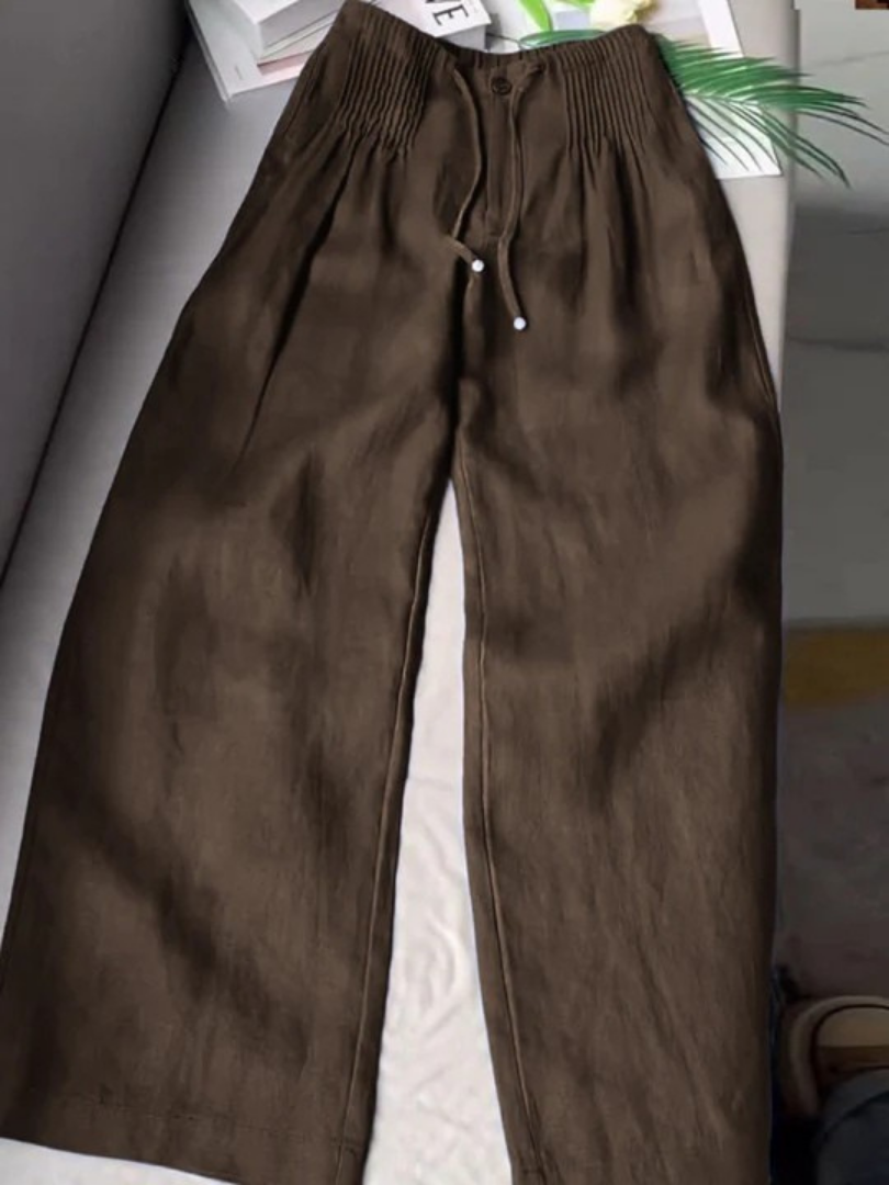 Odessa Lace Wide-Leg Dress Pants