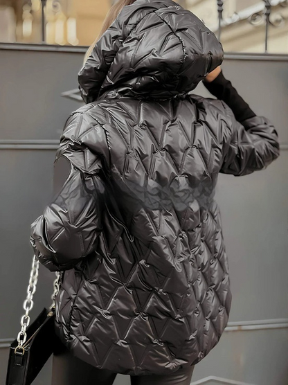 Leora Quilted Hooded Puffer Jacket