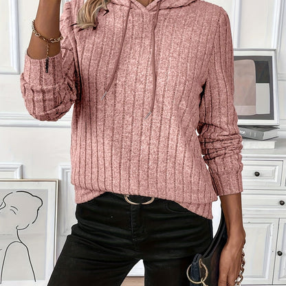 Lorena Textured Pullover Hoodie