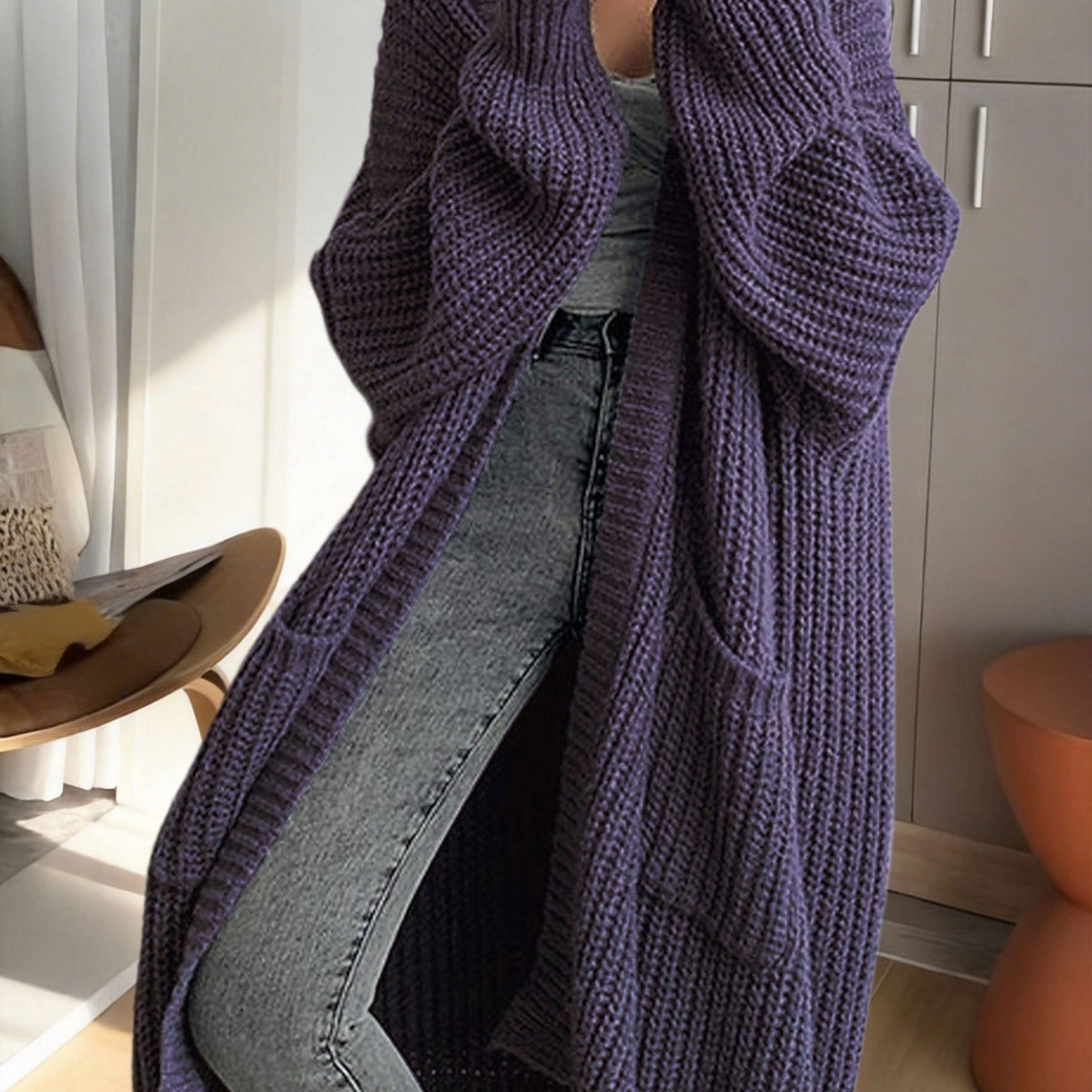 Arlette Oversized Longline Duster Cardigan