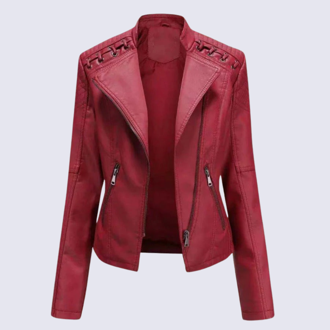 Calista Faux Leather Jacket