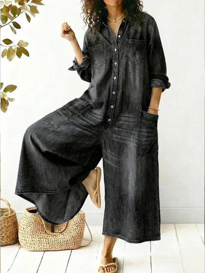 Valencia Casual Cotton Jumpsuit