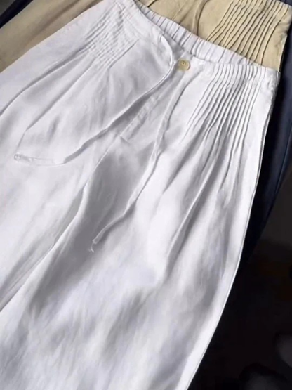 Odessa Lace Wide-Leg Dress Pants