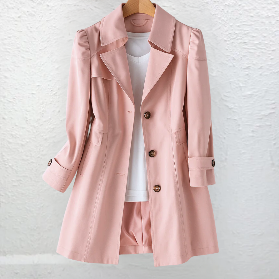 Renata Vintage Trench Collar Coat