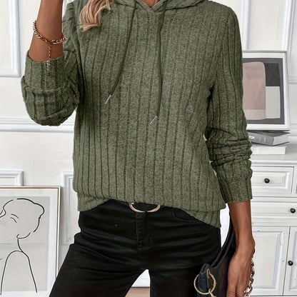 Lorena Textured Pullover Hoodie