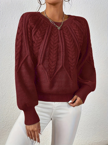 Lisandra Relaxed Cable-Knit Sweater