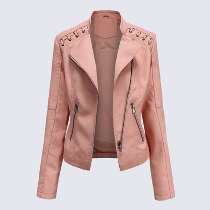 Calista Faux Leather Jacket