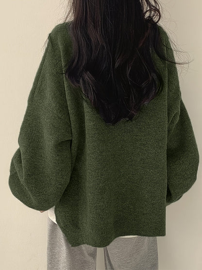 Floriane Oversized Balloon Sleeve Sweater