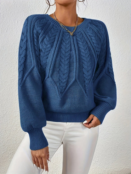 Lisandra Relaxed Cable-Knit Sweater