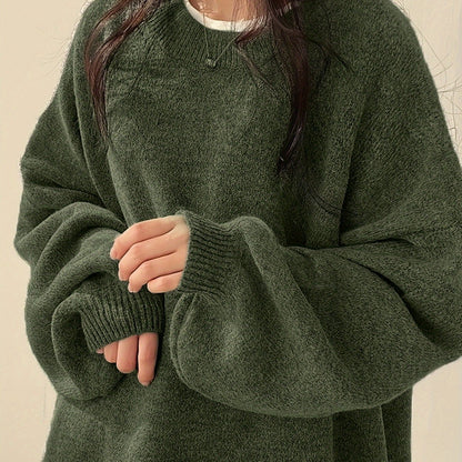 Floriane Oversized Balloon Sleeve Sweater