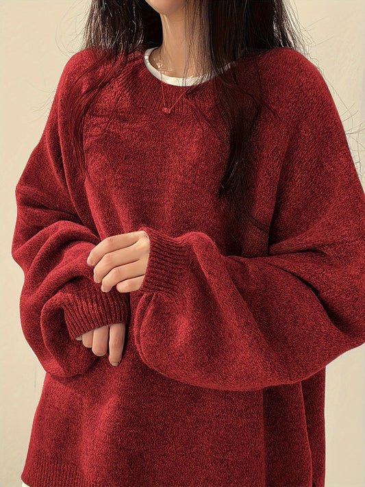 Floriane Oversized Balloon Sleeve Sweater