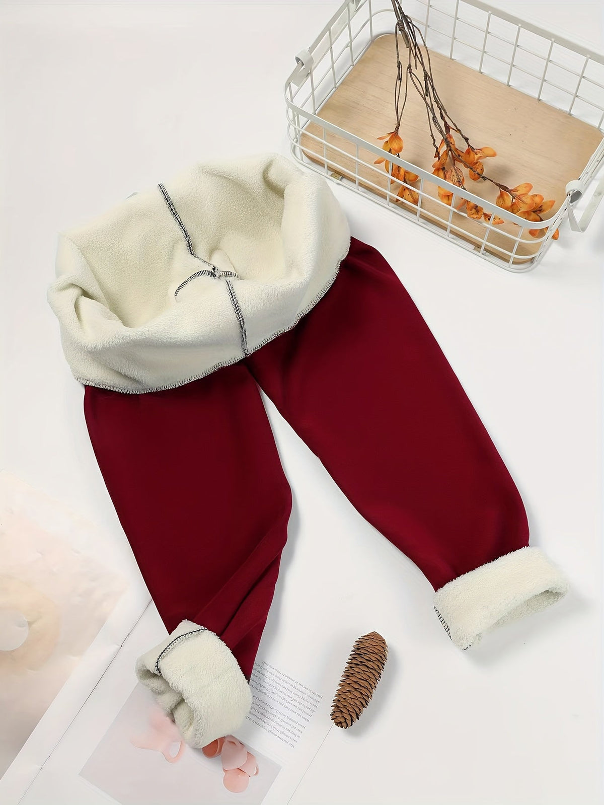 Ines High-Waist Fleece-Lined Leggings