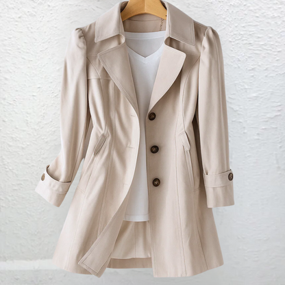 Renata Vintage Trench Collar Coat