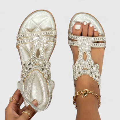 Mirella Beaded Orthopedic Sandals