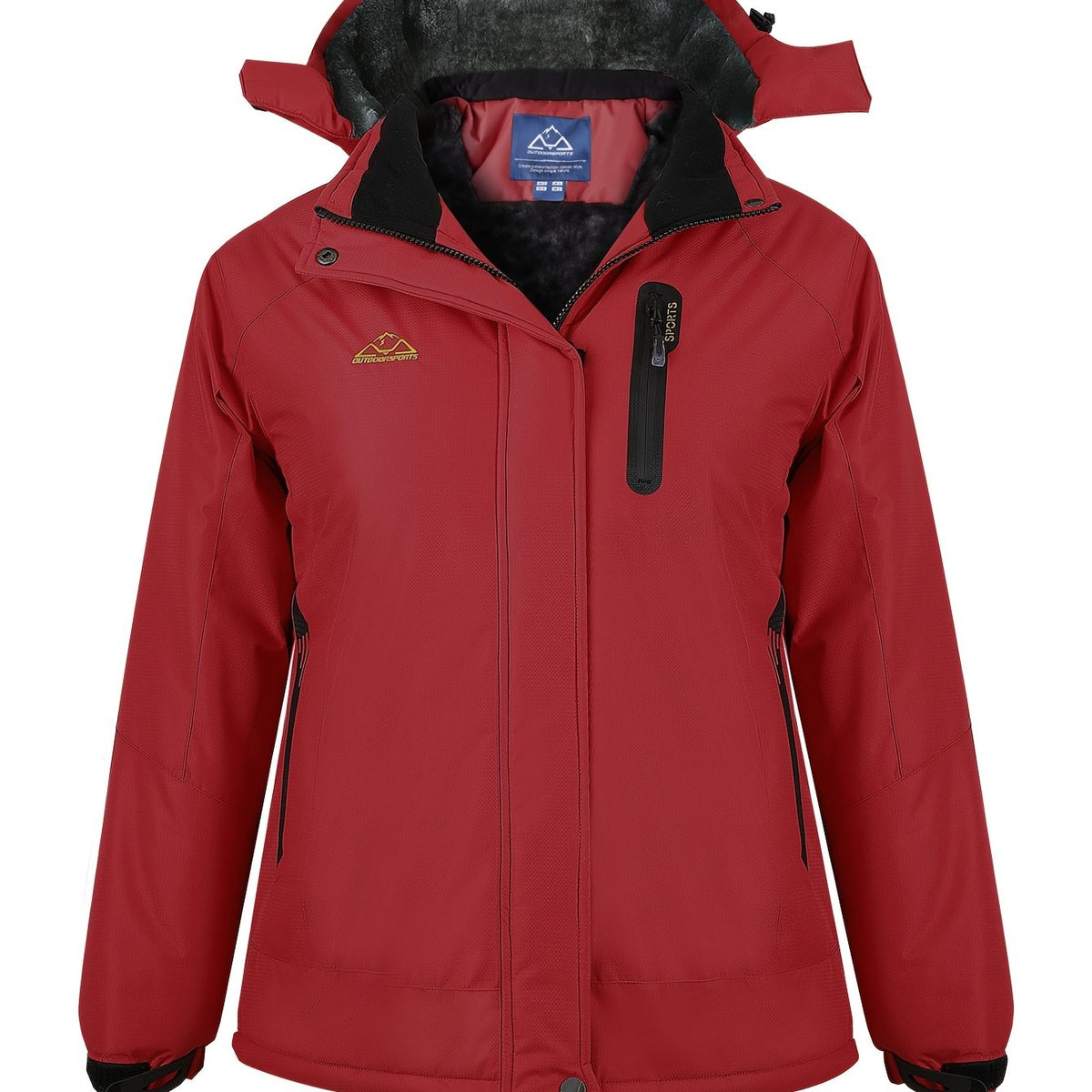 Solenne Waterproof Fleece-Lined Ski Jacket