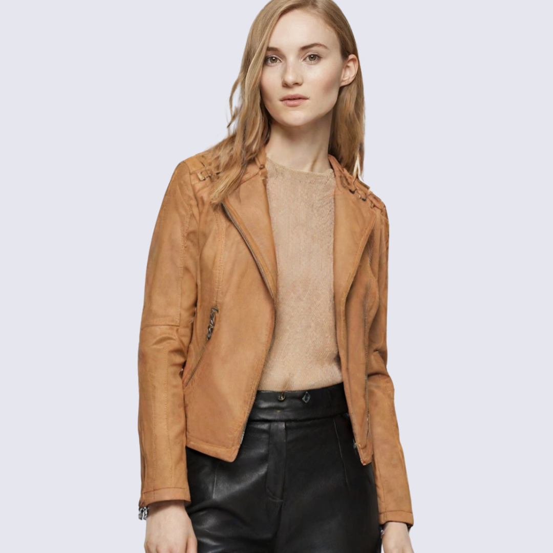 Calista Faux Leather Jacket
