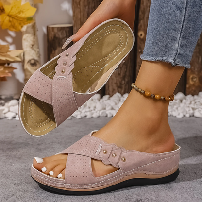 Valeria Orthopedic Wedge Sandals