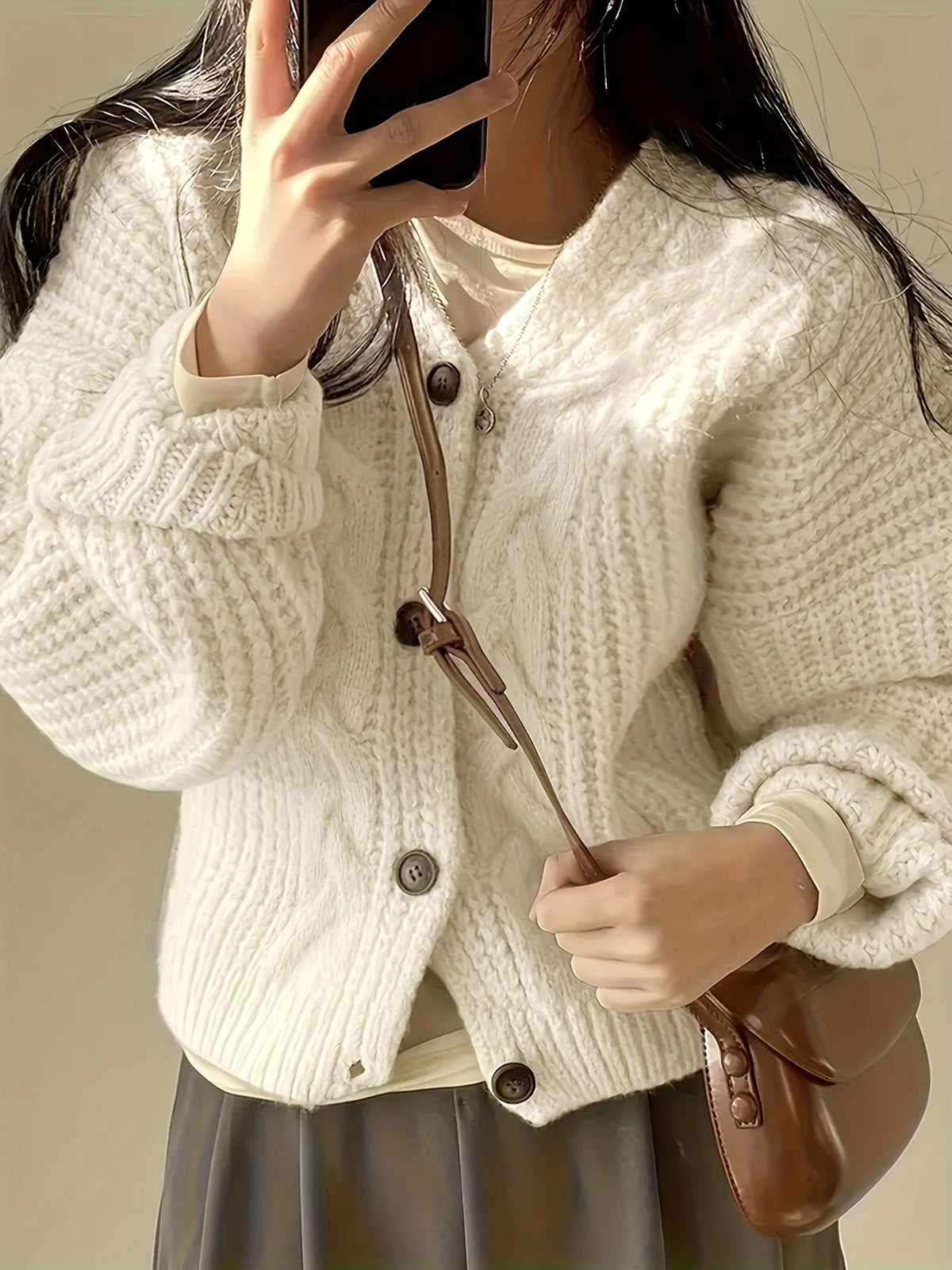 Maura Chunky Knit Cardigan