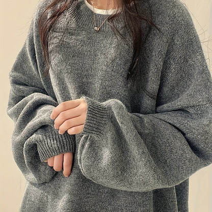 Floriane Oversized Balloon Sleeve Sweater
