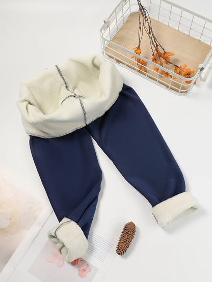 Ines High-Waist Fleece-Lined Leggings