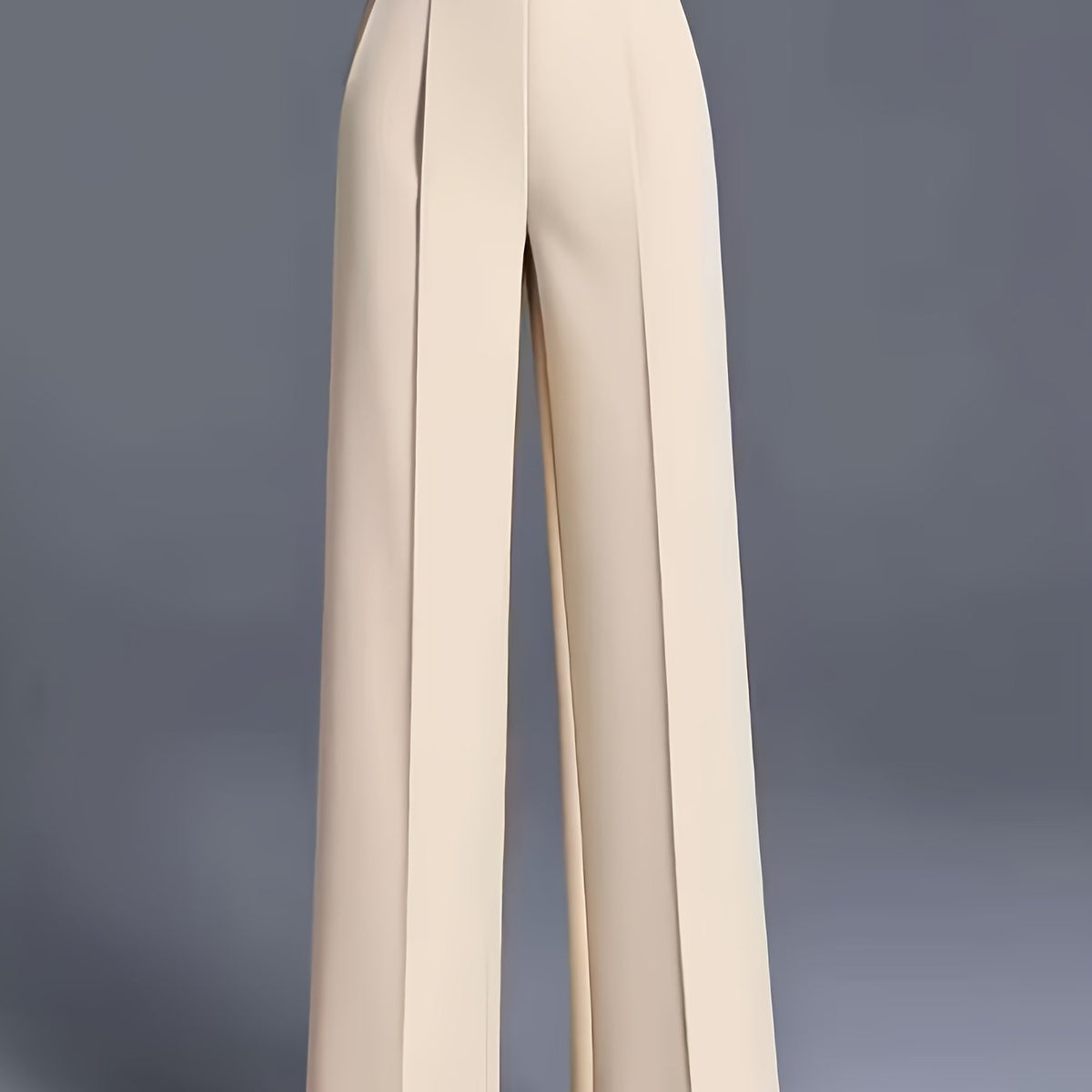 Thalia Comfortable High-Waist Wide-Leg Pants